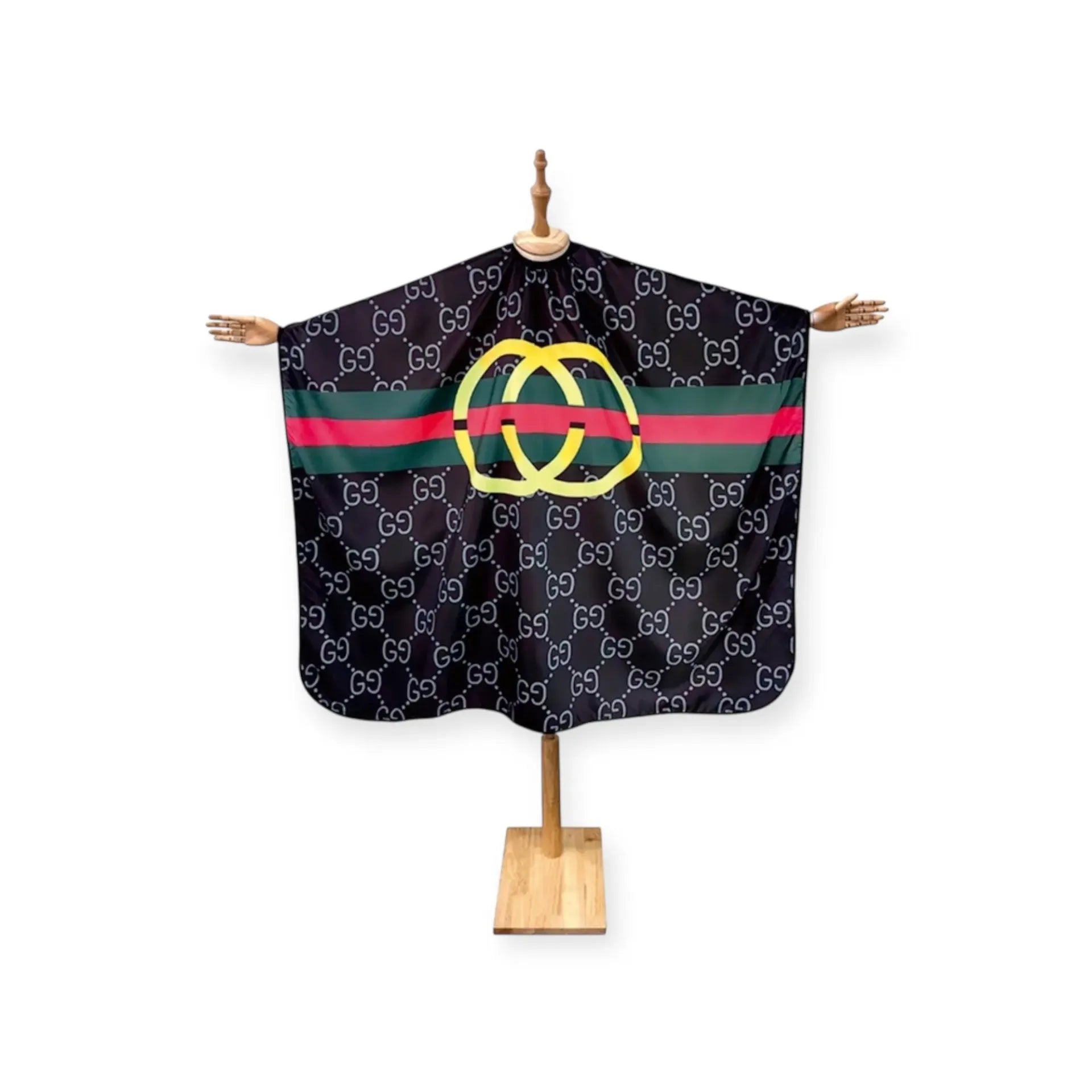 DITA Barber – Luxury Stripe Monogram Style Cutting Cape