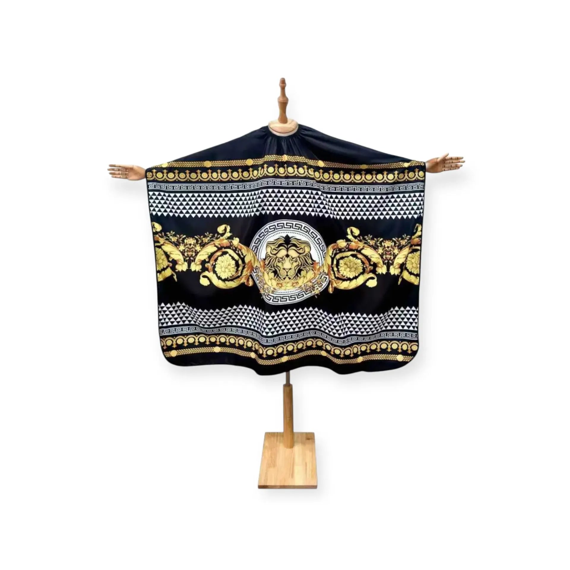 DITA Barber Cape – Super Black Royal Emblem Edition
