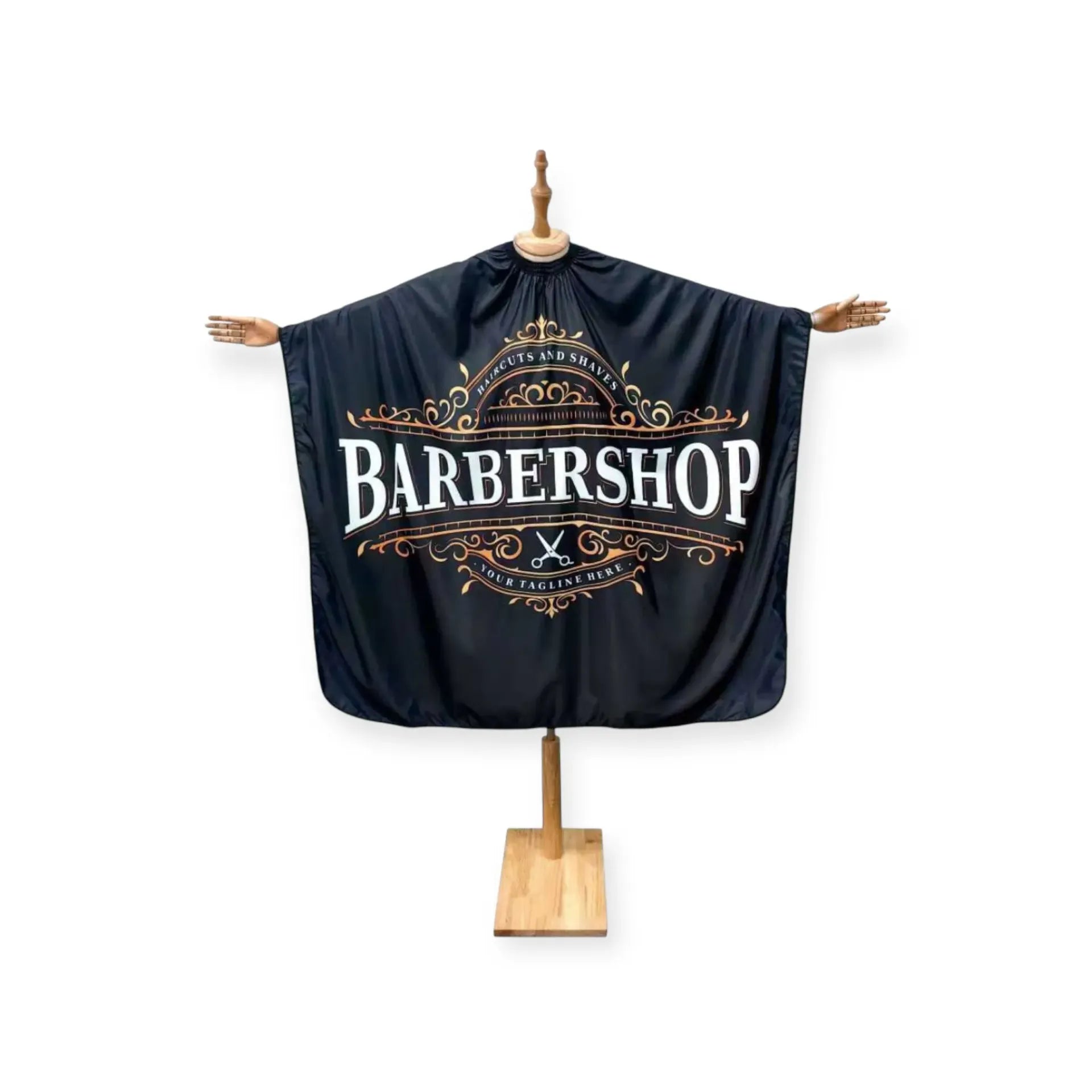 DITA Barber Cape – Super Black Classic Barbershop Edition