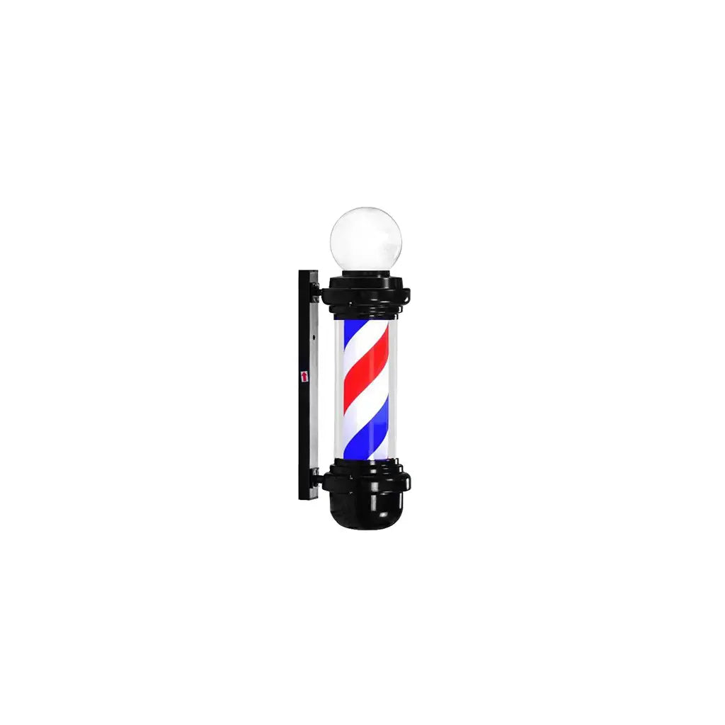 DITA Barber Pole Black BP-07 98cm | LED Rotating Classic Barbershop Sign