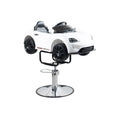 Sillón de barbero infantil FR-33009-WT con forma de coche