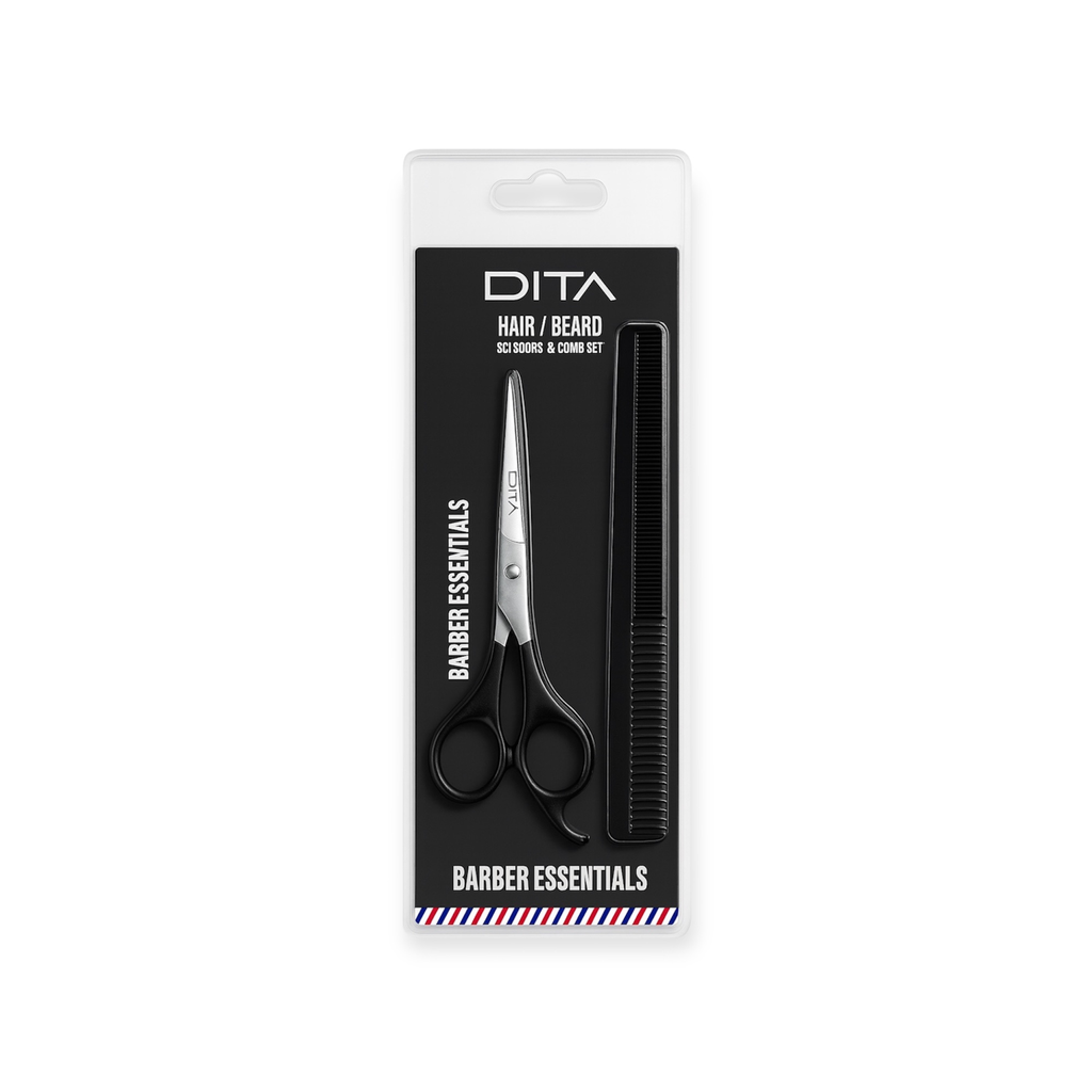 Dita | Hair & Beard Scissor & Comb | Set