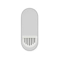 Espejo de peluquería LED DITA JS-05 Blanco y negro con enchufes y soporte para secador