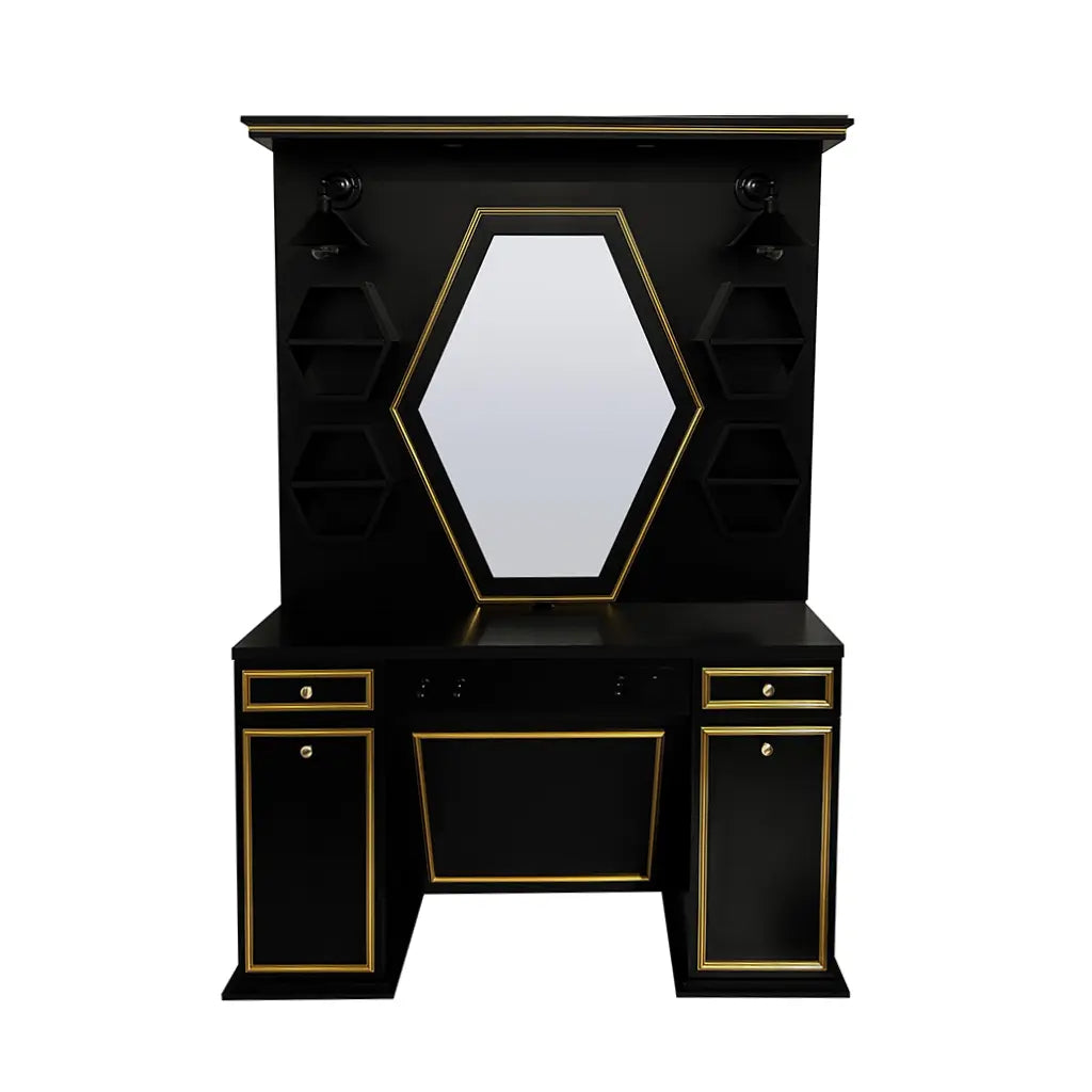 Mirror Station | MS-19 | Black & Gold