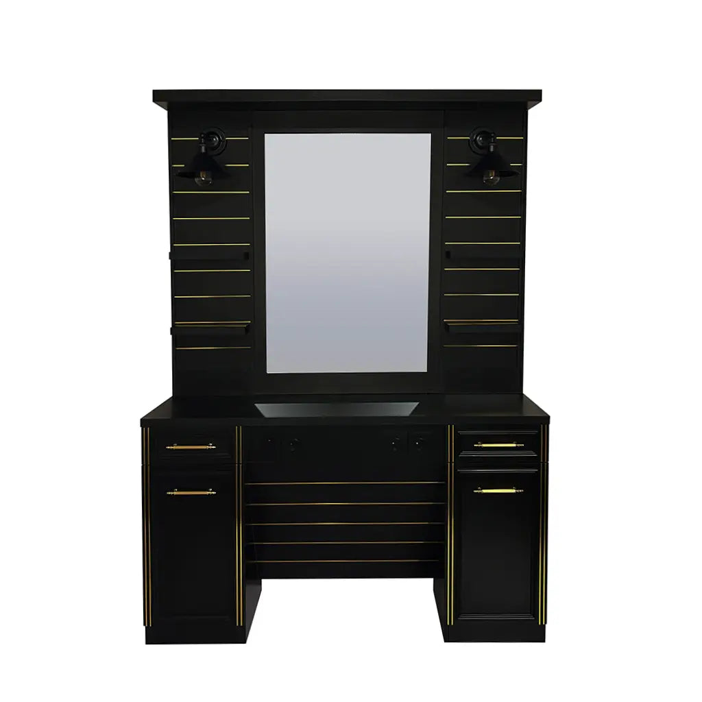 Mirror Station | MS-18 | Black & Gold