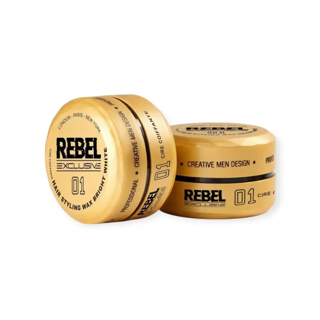 MR REBEL | AQUA HAIR WAX | WHITE NO:1 | 150ML