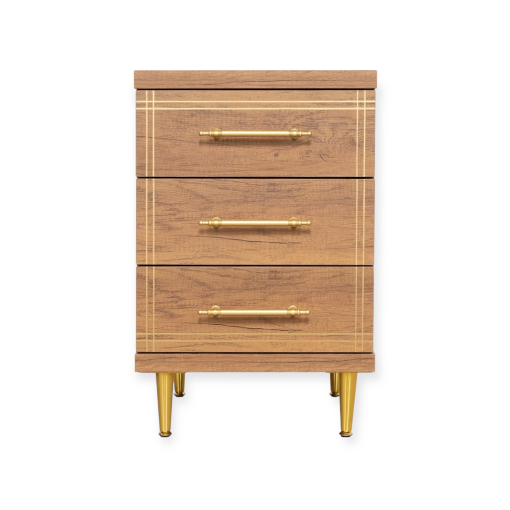 Cabinet ST-19 Barok | 3- Drawer Storage Unit with Elegant Baroque Design