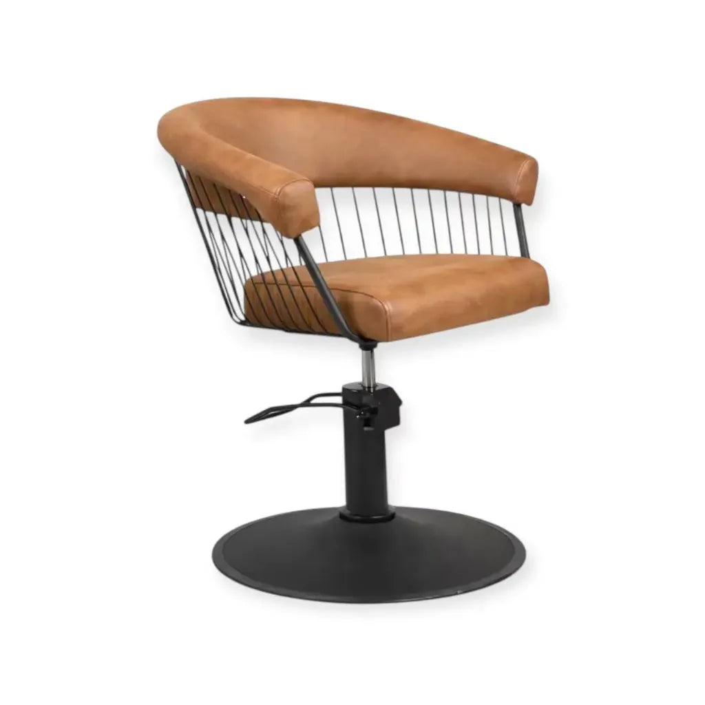 Salon Chair FR-88064-C4 | Black | Tan (035)
