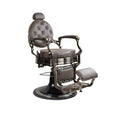 Sillón de barbero FR-58014-HC cromo bronce Winnipeg Marrón (005)