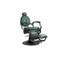 Sillón de barbero FR-58014-HC gris cepillado Edmonton Verde (026)