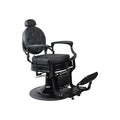 Sillón de barbero FR-58019-A3 negro mate Dubai Negro (004)