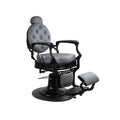 Sillón de barbero FR-58019-A3 negro mate Dubai Gris (034)