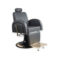 Sillón de barbero FR-58059-A3 cromo dorado Manila Negro (004)